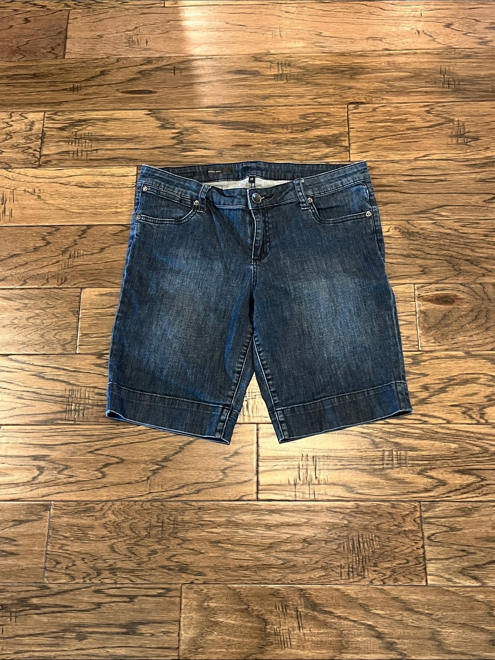 Kut from the Kloth Dark Blue Denim Jean Shorts